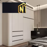 TỦ QUẦN ÁO GỖ MDF PHỦ MELAMINE MẪU 06